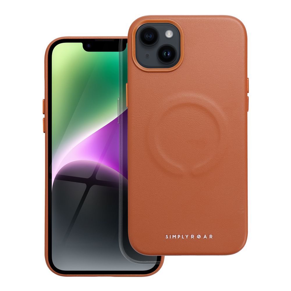 Roar Leather Mag Case – iPhone 14 Plus Barna