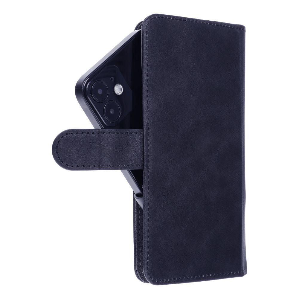 Univerzális könyvtok COMMON M méret SAMSUNG S21 / NOTE / NOTE 2 / NOTE 3 / S10 / HUAWEI P30 Lite / P9 / P9 Lite / SONY XPERIA Z3 / Z4 / Z5 sötétkék