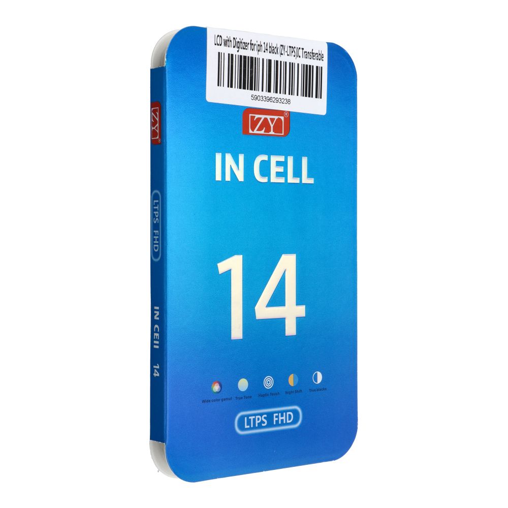 LCD Képernyő iPhone 14 digitizer fekete (ZY-LTPS) IC Átvihető