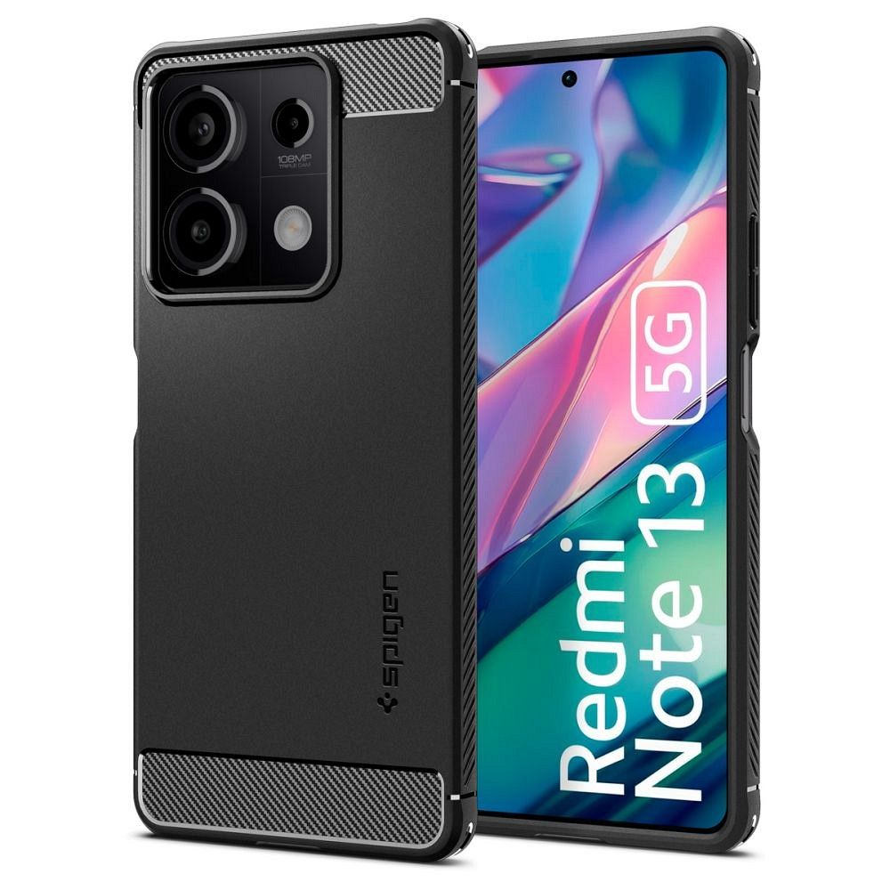 SPIGEN Rugged Armor tok XIAOMI REDMI NOTE 13 5G matt fekete