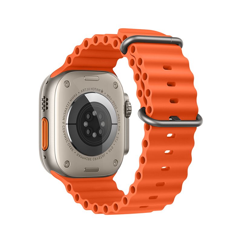 FORCELL F-DESIGN FA12 szíj APPLE Watch 42 / 44 / 45 / 49 mm narancssárga