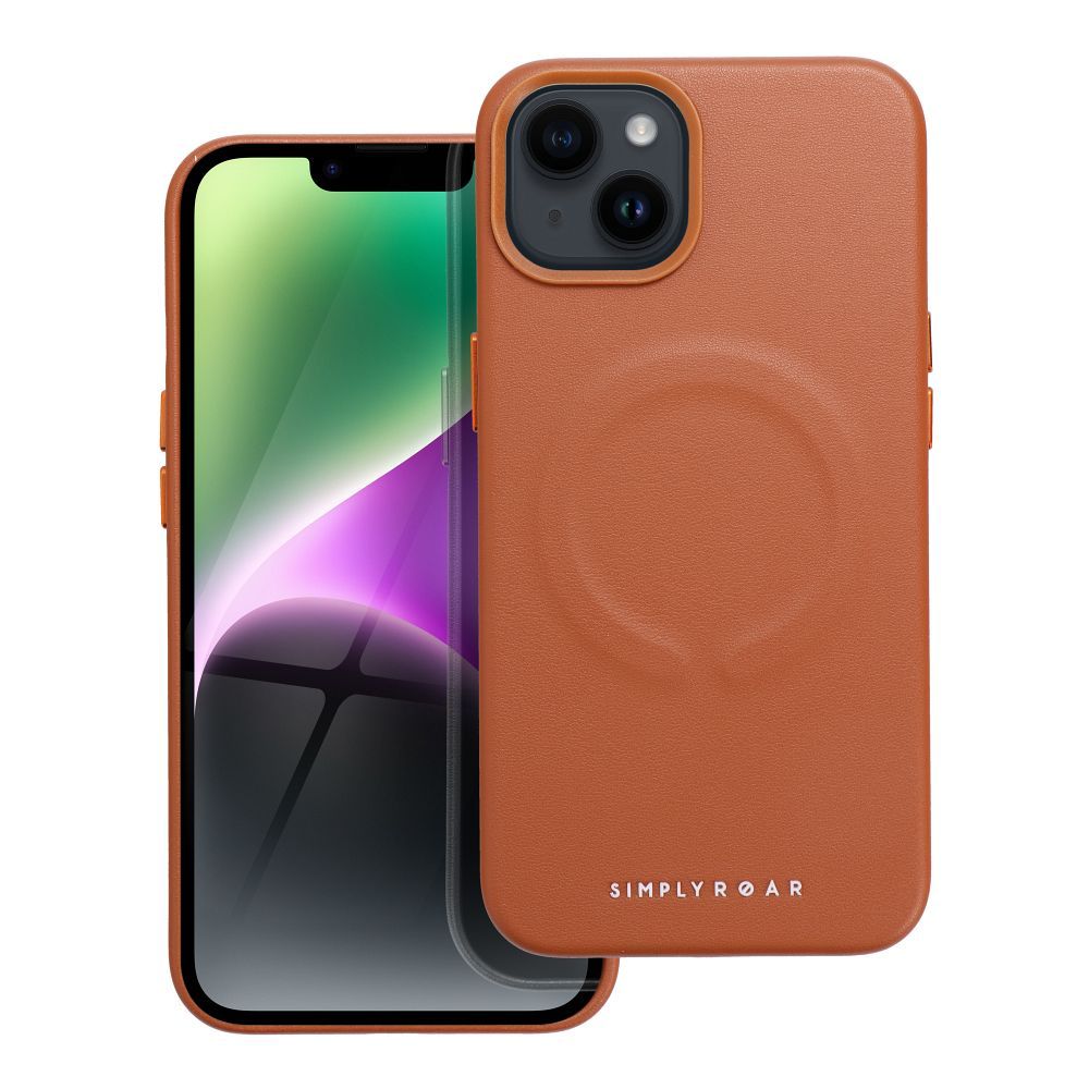 Roar Leather Mag Case – iPhone 14 Barna