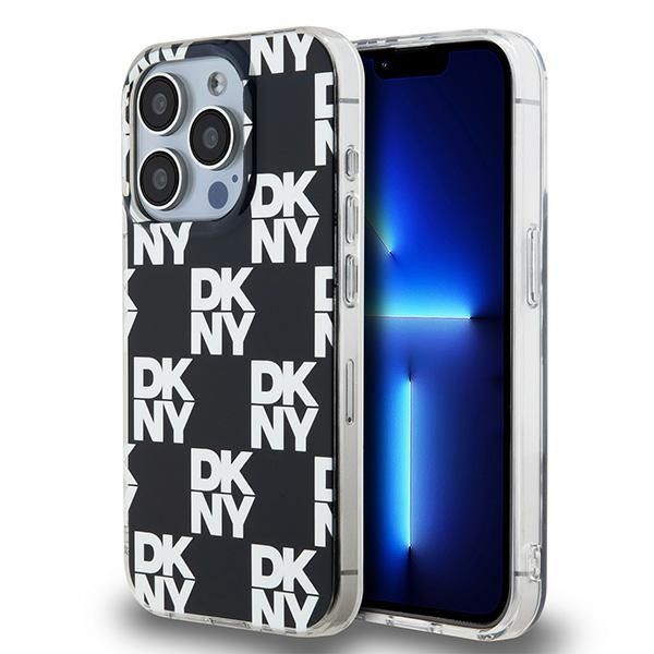 DKNY tok IPHONE 15 Pro DKHCP15LHDLCEK (DKNY HC PC TPU Kockás Minta) fekete