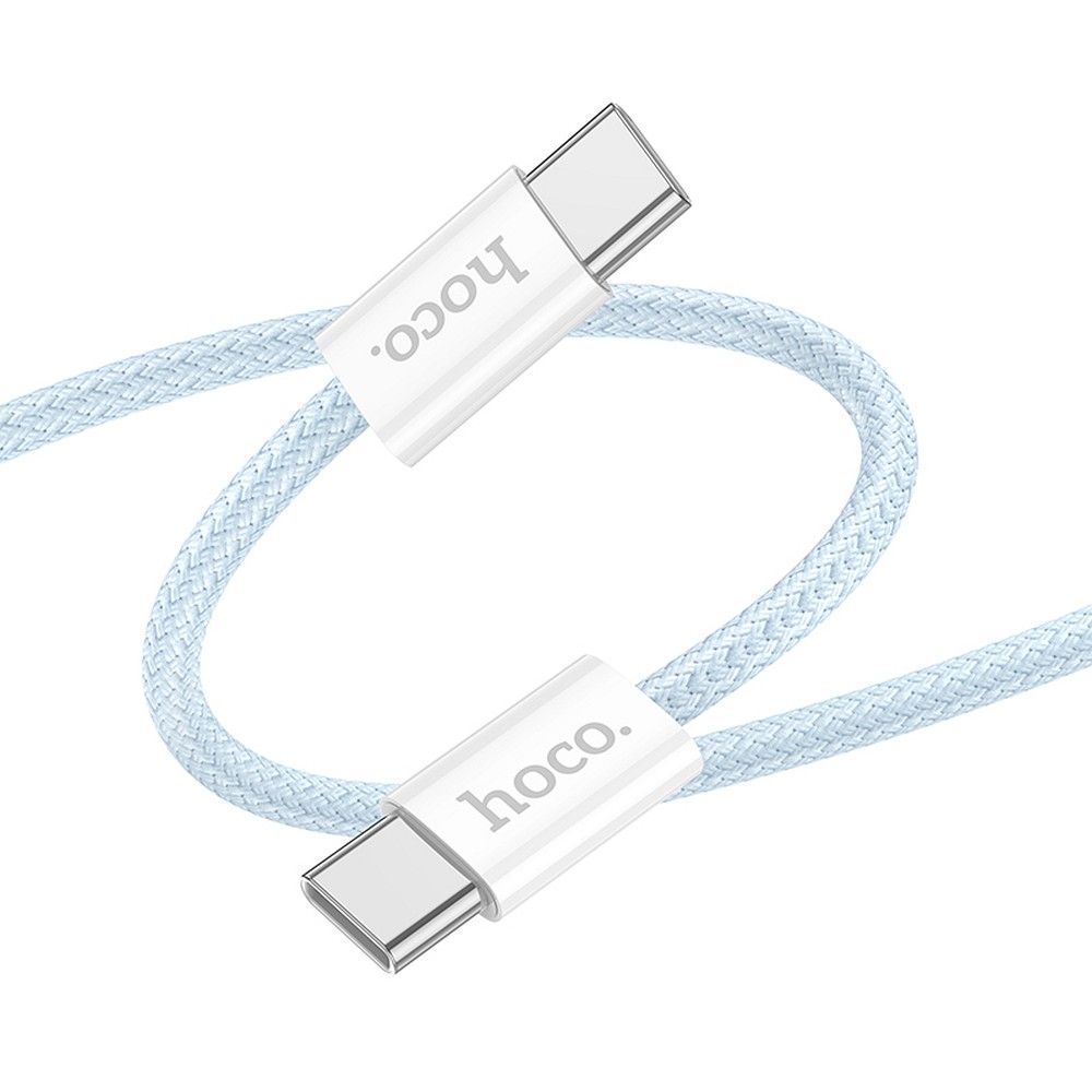 HOCO Type C – Type C kábel 3A 60W 1 m X104 kék