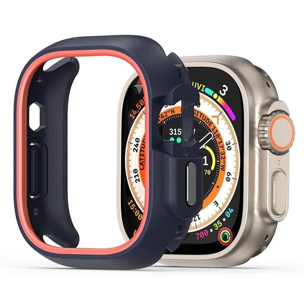 DUX DUCIS BAMO tok Apple Watch Ultra / Ultra 2 49 mm éjféli narancs
