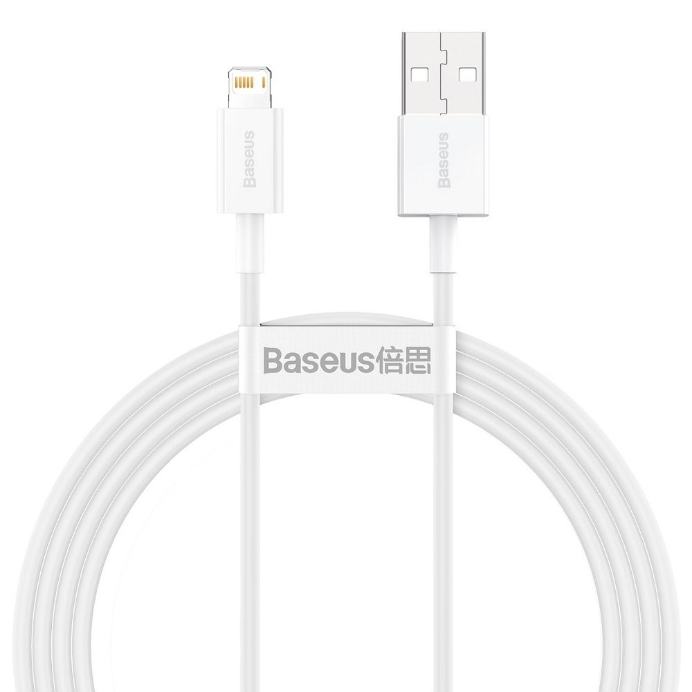 BASEUS USB A to Lightning kábel 2,4A Superior CALYS-B02 1,5 m fehér