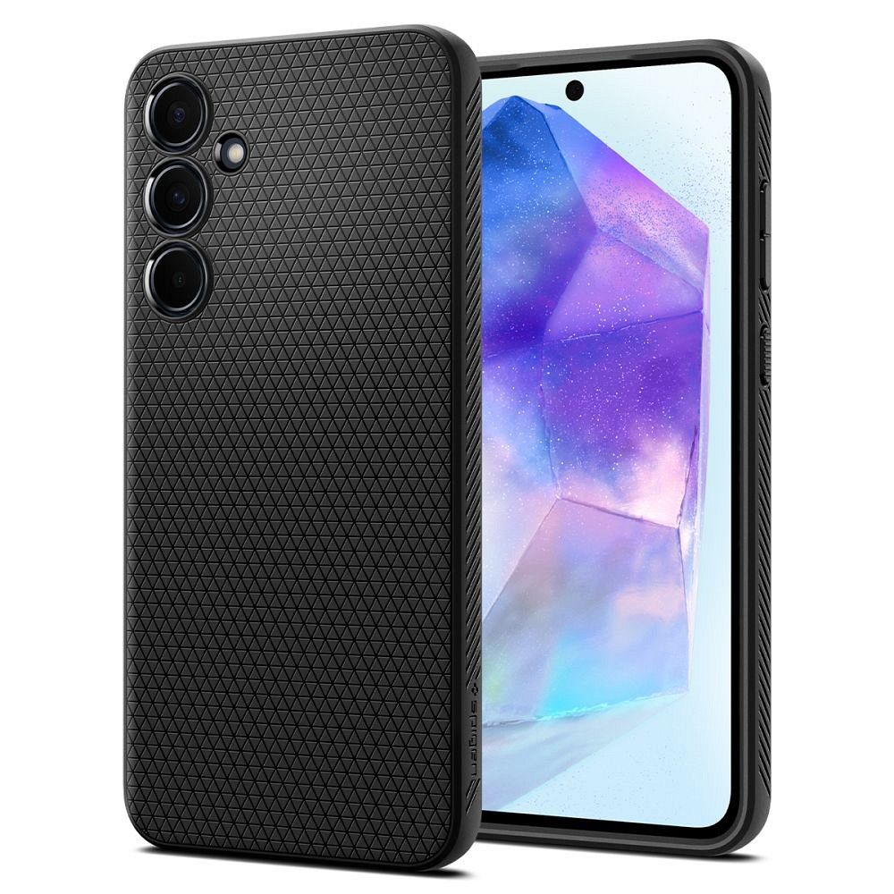 SPIGEN Liquid Air SAMSUNG A55 5G matt fekete