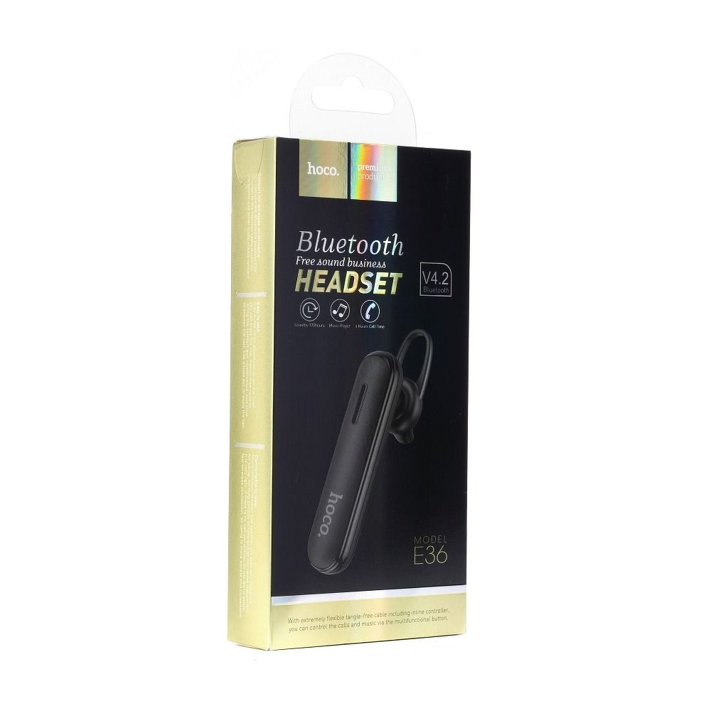HOCO vezeték nélküli bluetooth fejhallgató E36 fekete