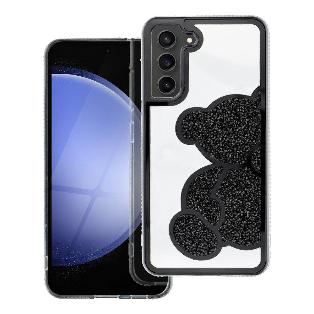 TEDDY BEAR tok SAMSUNG S24 Ultra fekete