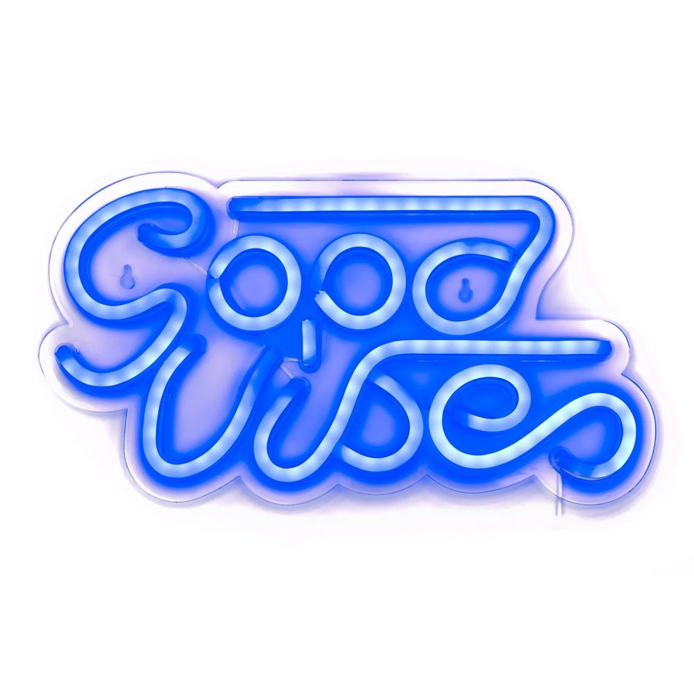 Neon LED USB-n – Good vibes 2 modell