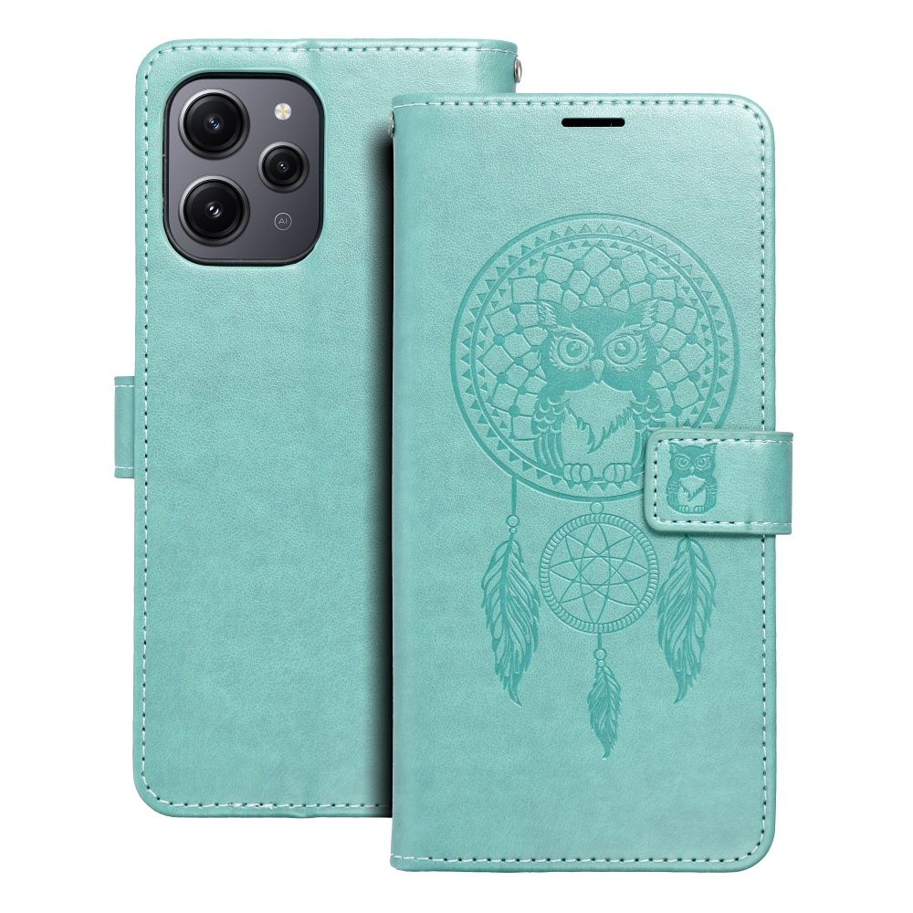 MEZZO könyvtok XIAOMI Redmi 12 4G / 12 5G álomfogó zöld