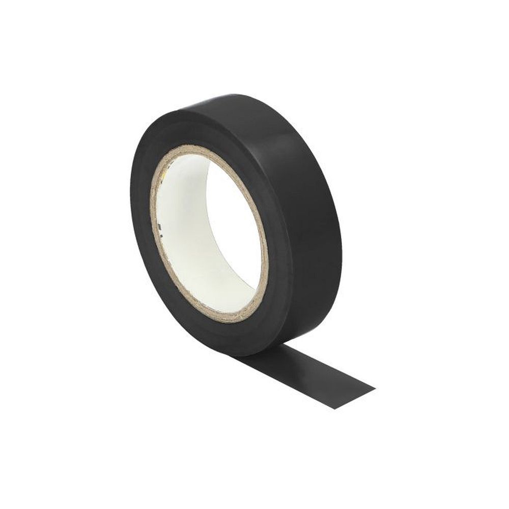 Hőszigetelő szalag, lángálló, fekete, 15mm széles, 0.13mm vastag, 10m hosszú (OR-AE-13214/B/10M)