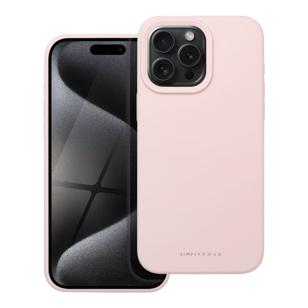 Roar Cloud-Skin Case – for Apple 15 Pro Max Light Pink