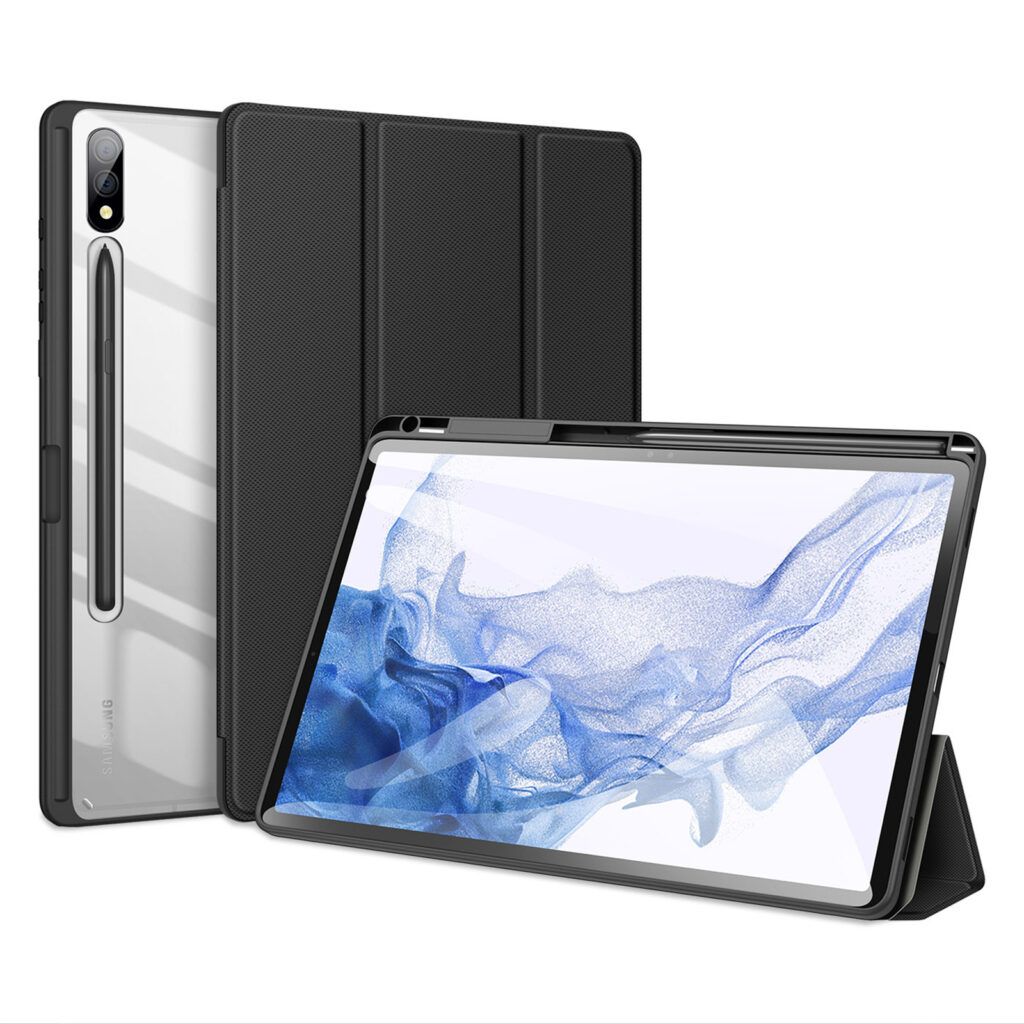 DUX DUCIS TOBY tok ceruza tárolóval SAMSUNG Tab S9 Plus fekete