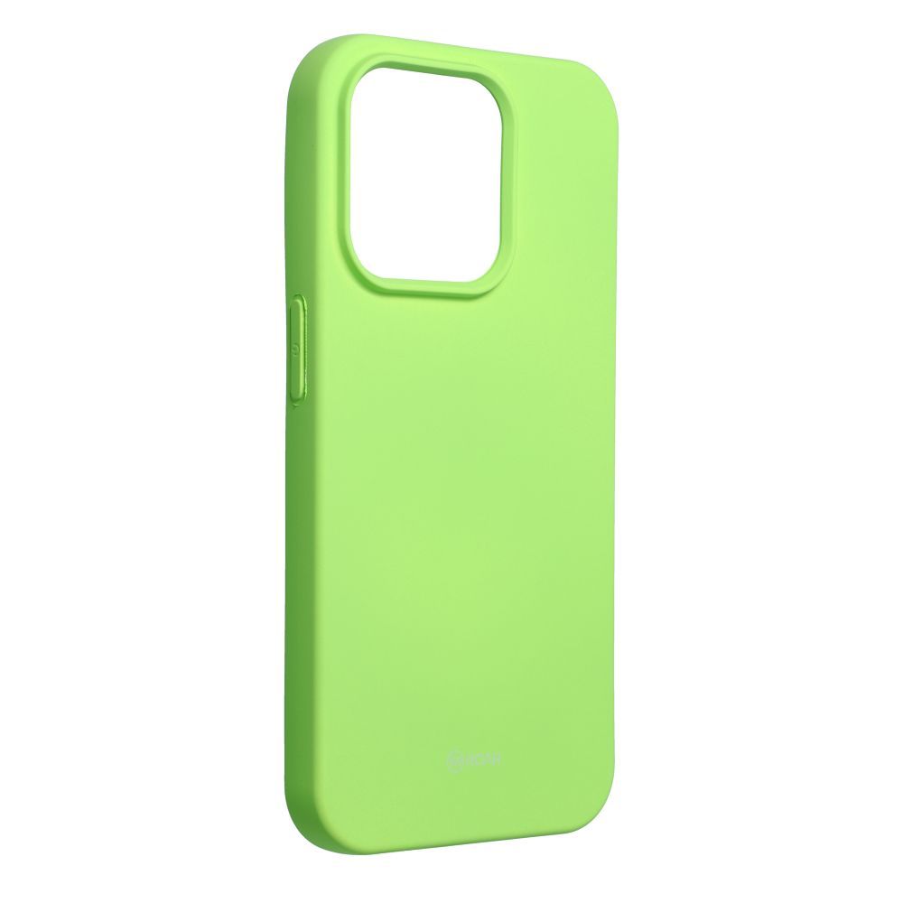 Roar Színes Zselé Tok – iPhone 15 Pro lime