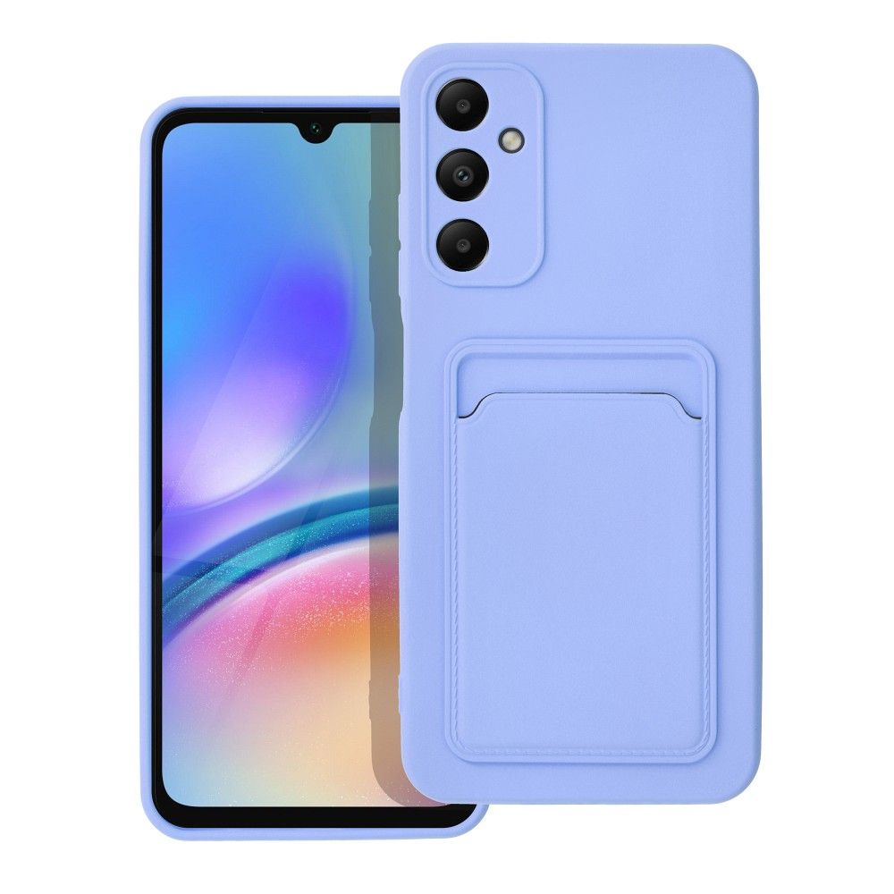 Kártyatartós tok SAMSUNG A05S-hez, lila