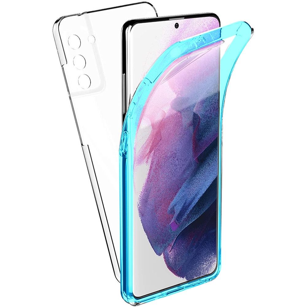 360 Full Cover tok PC + TPU SAMSUNG S21 ULTRA kék