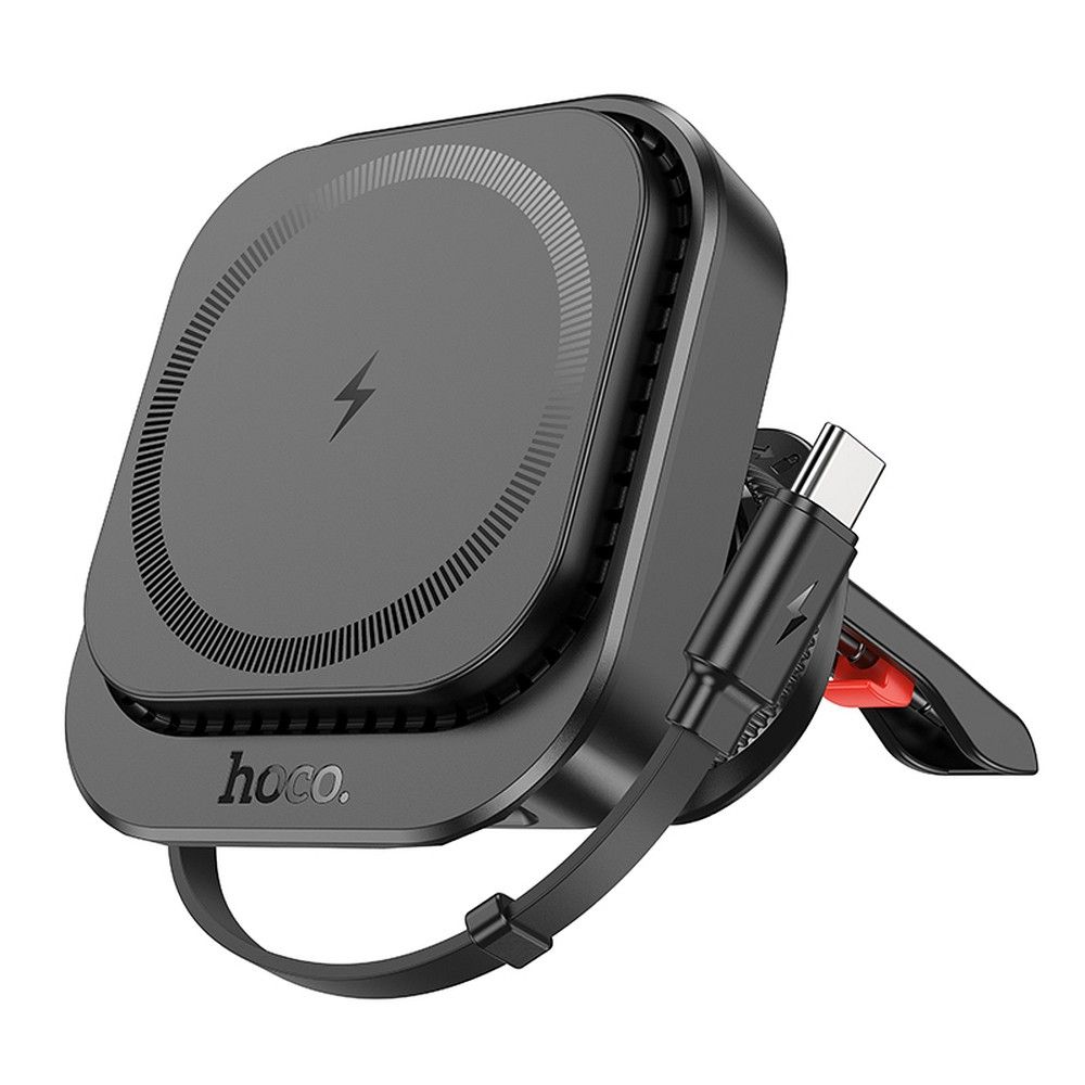 HOCO mágneses autós tartó légkondicionálóhoz, MagSafe HW23 fekete