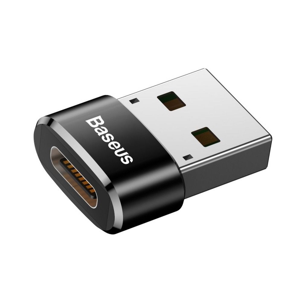 BASEUS adapter OTG USB A (male) to Type C (female) 5A CAAOTG-01 fekete
