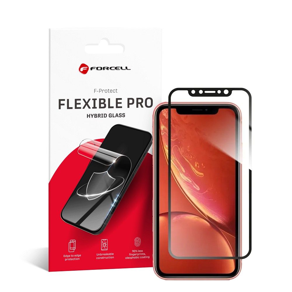 Forcell Flexible Nano Glass 5D iPhone Xr/11 fekete