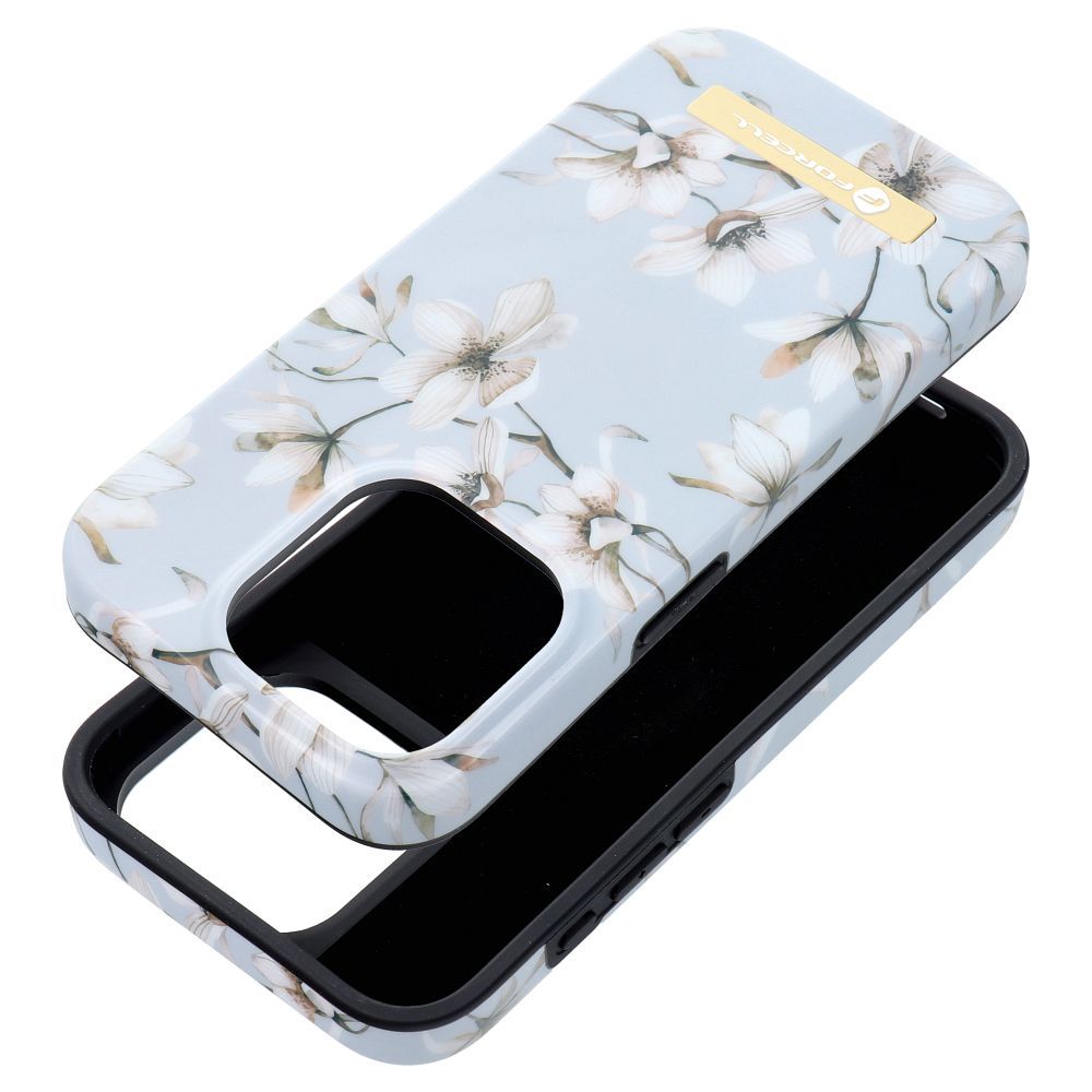 FORCELL F-PROTECT Mirage tok MagSafe kompatibilis IPHONE 14 Plus tavaszi virágokkal