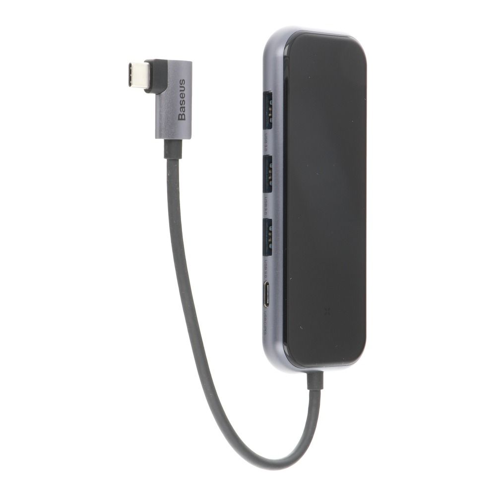 BASEUS HUB Type C to 3xUSB 3.0 / HD 4K / Audio / Type C Power Delivery Grey CAHUB-BZ0G