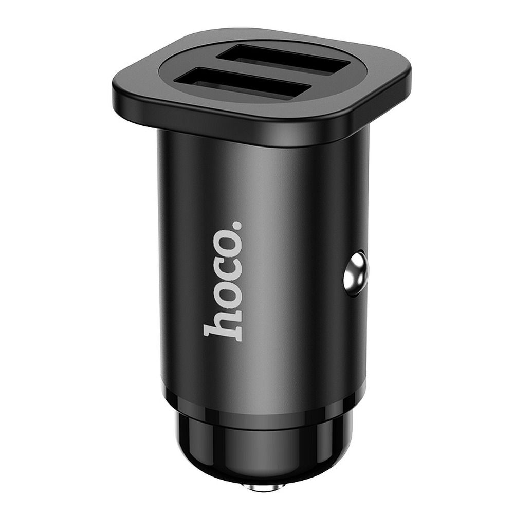 HOCO autós töltő 2 x USB Wise Road NZ4,8A 24W fekete