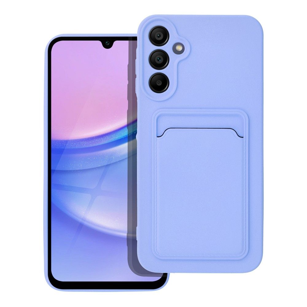 Kártyatartós tok SAMSUNG A15 5G / A15 4G lila