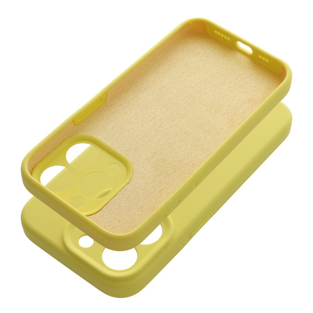 SILIKON tok 2mm IPHONE 14-hez citrom