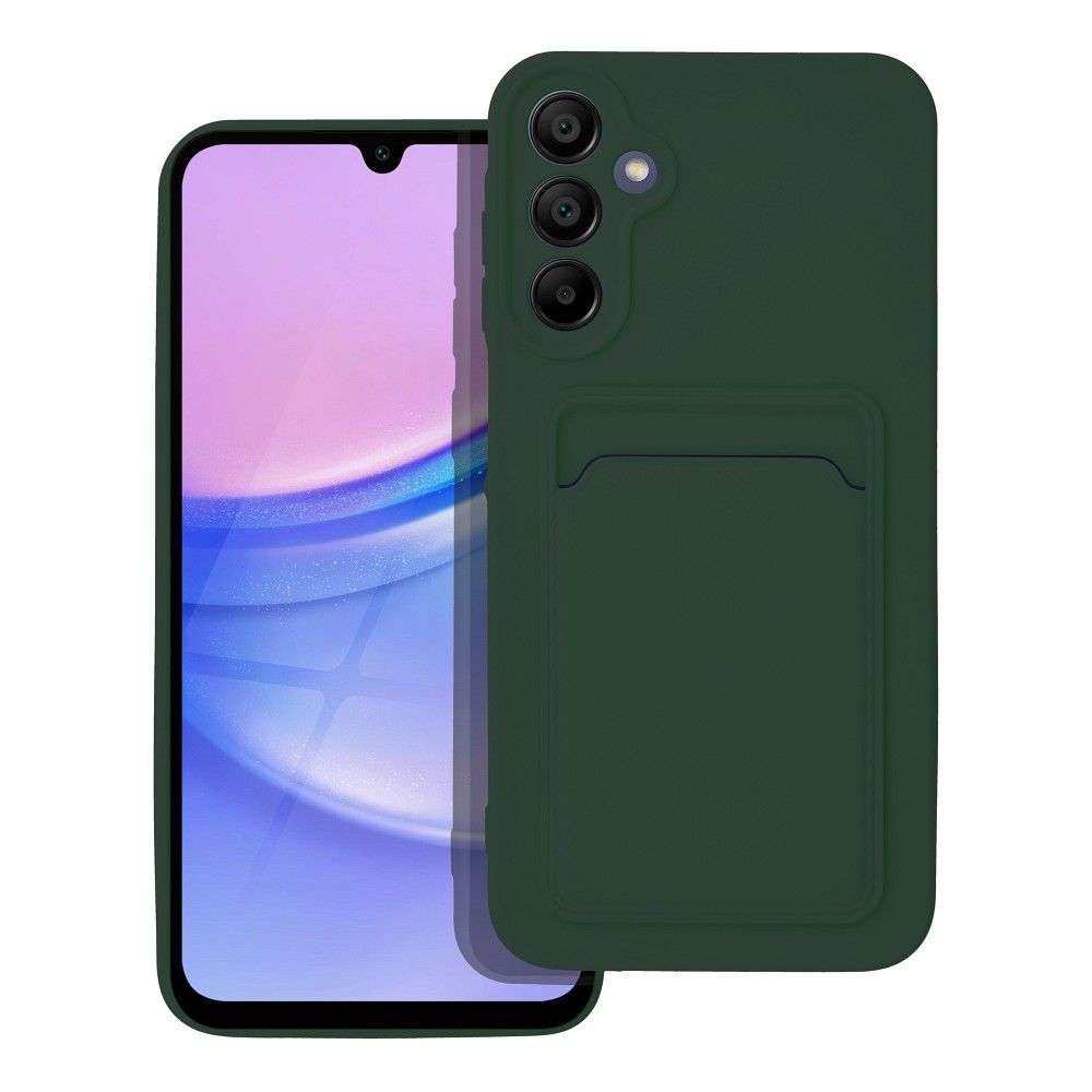 Kártyatartós tok SAMSUNG A15 5G / A15 4G zöld