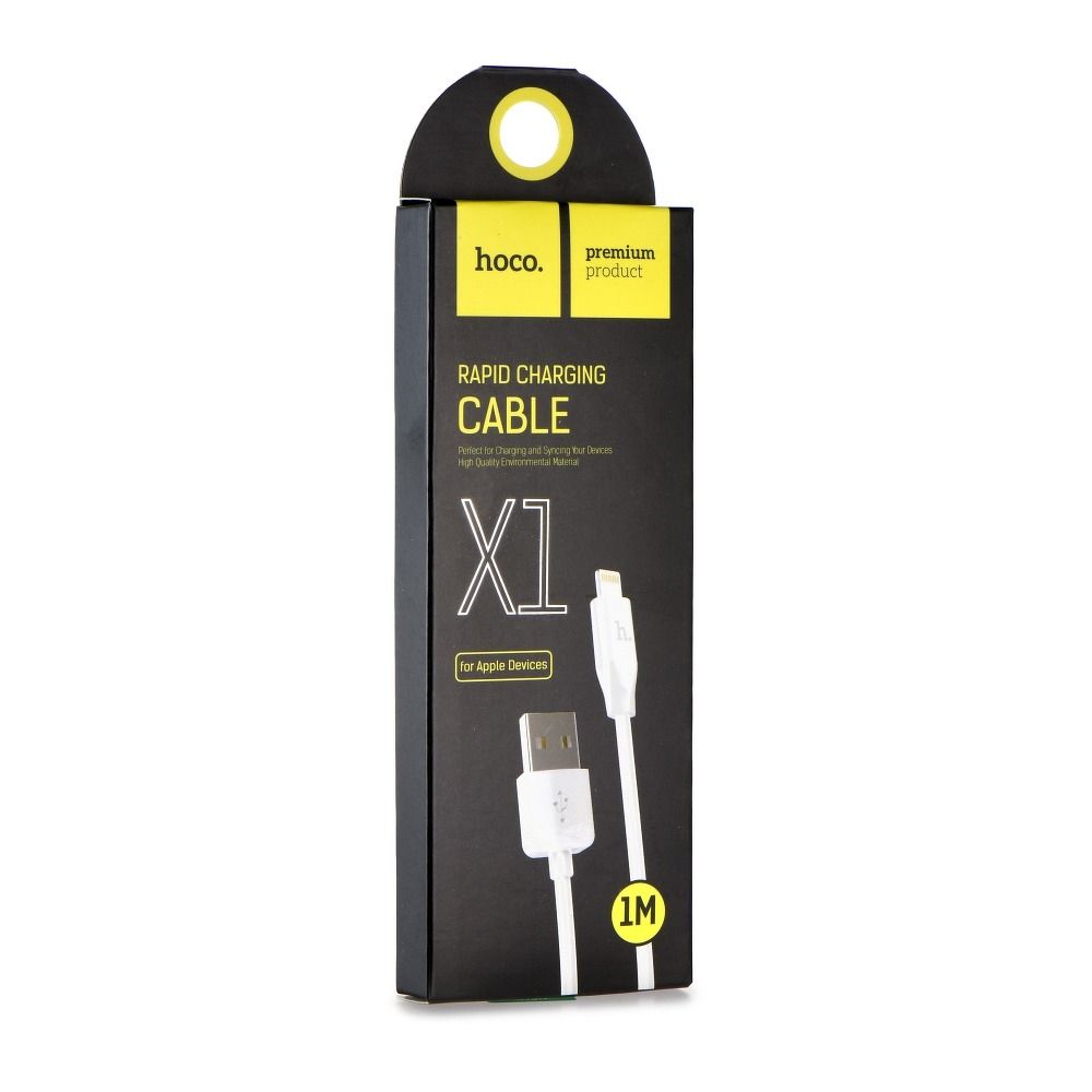 HOCO cable USB A to Lightning 2,1A X1 1 m white