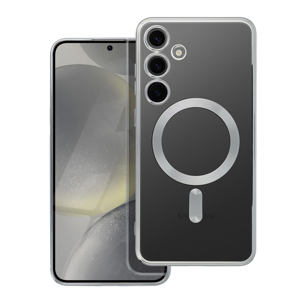 ELECTRO MAG COVER tok kompatibilis MagSafe-el SAMSUNG S24 Plus ezüst