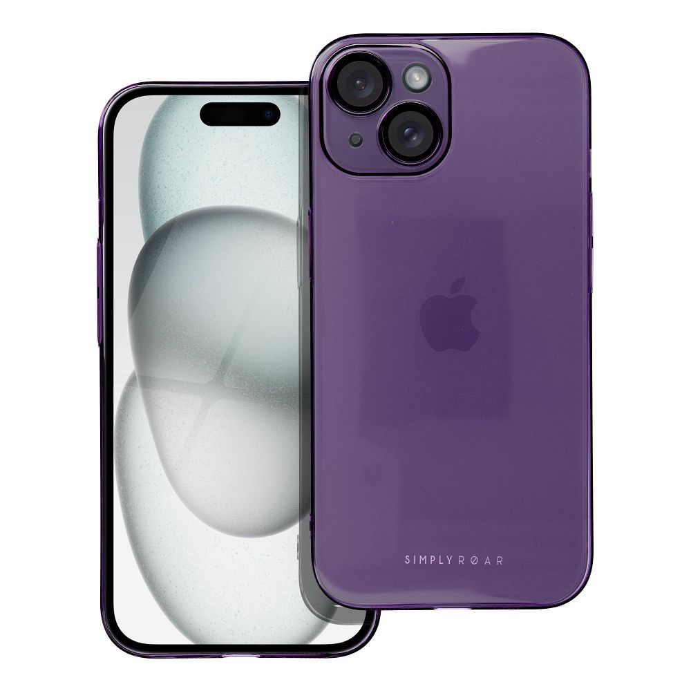 Roar Pure Simple Fit Case – iPhone 15 lila