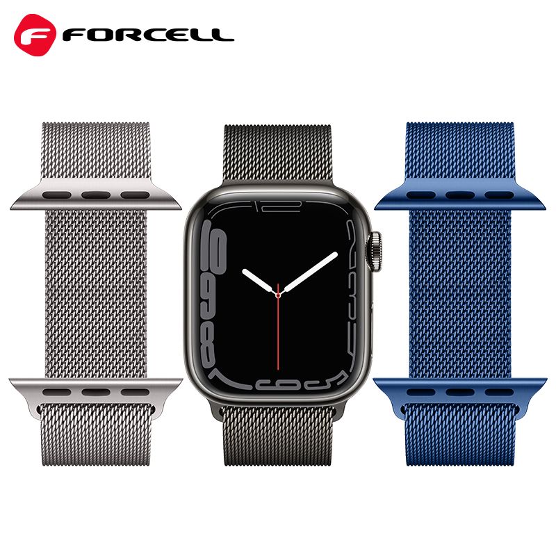 FORCELL F-DESIGN FA03 szíj Apple Watch 42/44/45/49mm kék