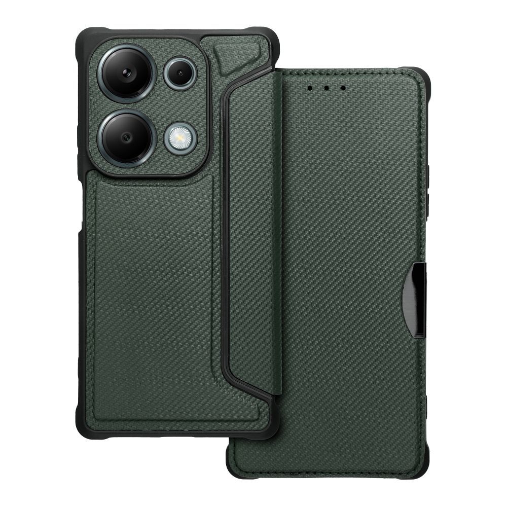 RAZOR Book for XIAOMI Note 13 Pro 4G / M6 Pro 4G sötétzöld