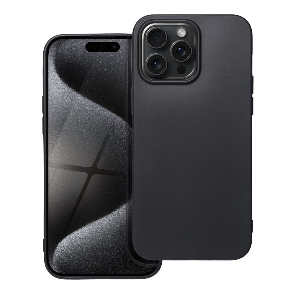 SOFT tok IPHONE 15 Pro Max fekete