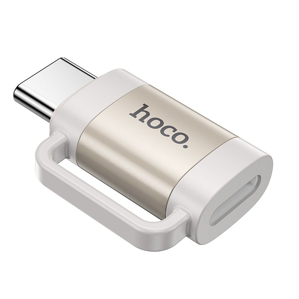 HOCO adapter OTG Type C (férfi) Lightning (női) 3A UA31E szürke