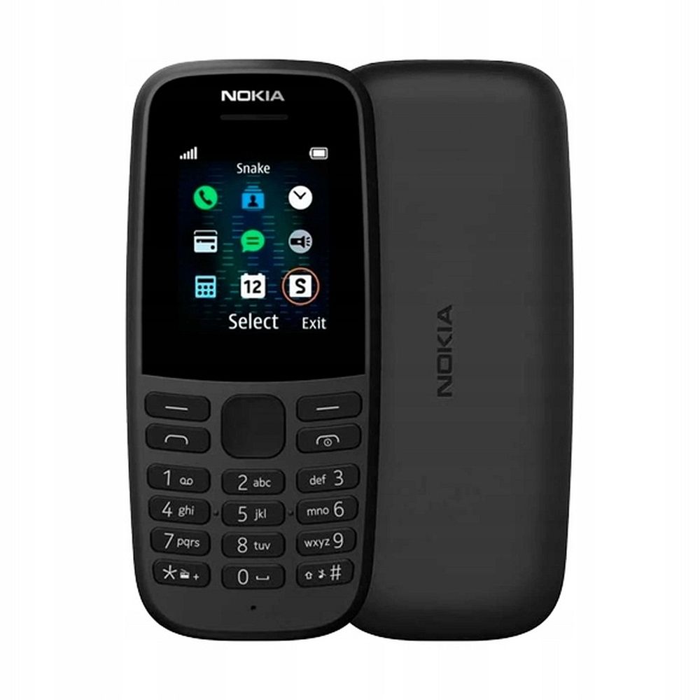 NOKIA mobiltelefon 105 Single Sim fekete