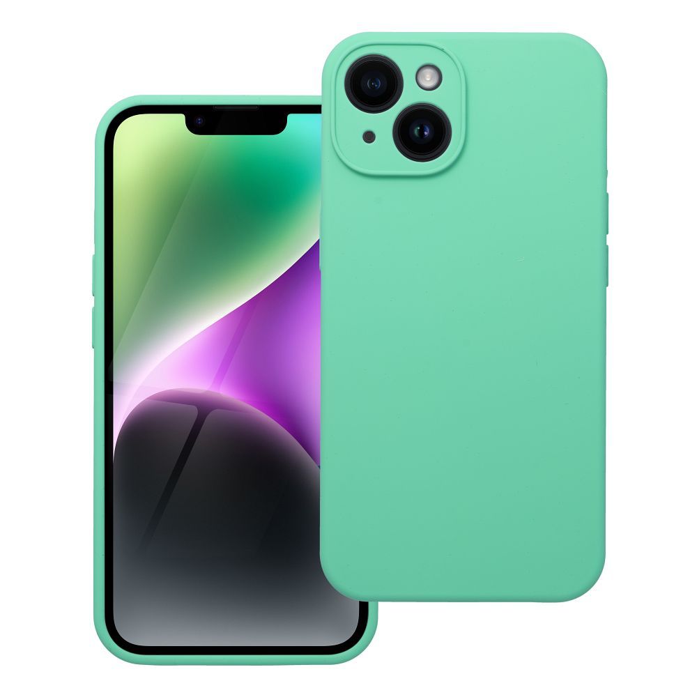 SILIKON 2mm tok IPHONE 14 menta
