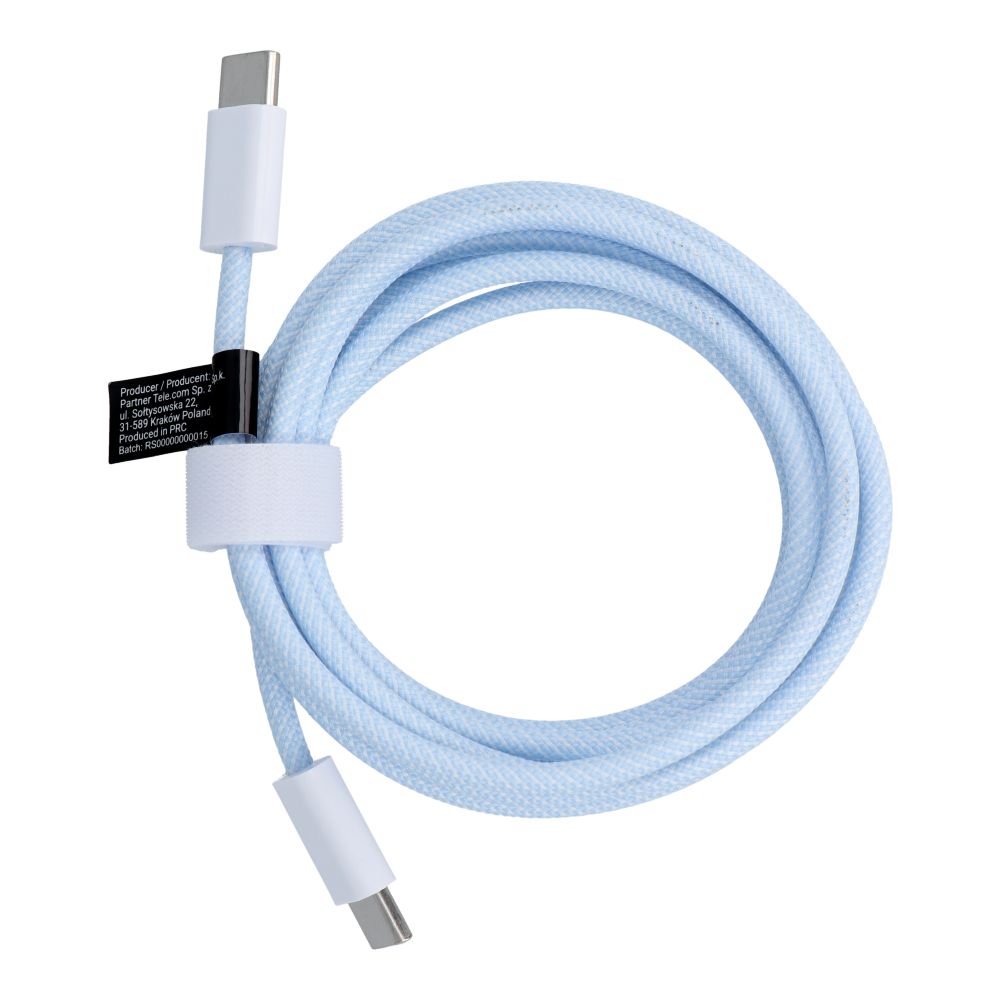 Type C – Type C PD QC3.0 3A 60W C263 1,5 m kék kábel
