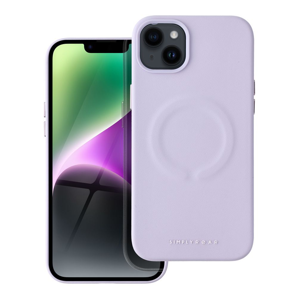 Roar Leather Mag Case – iPhone 14 Plus lila