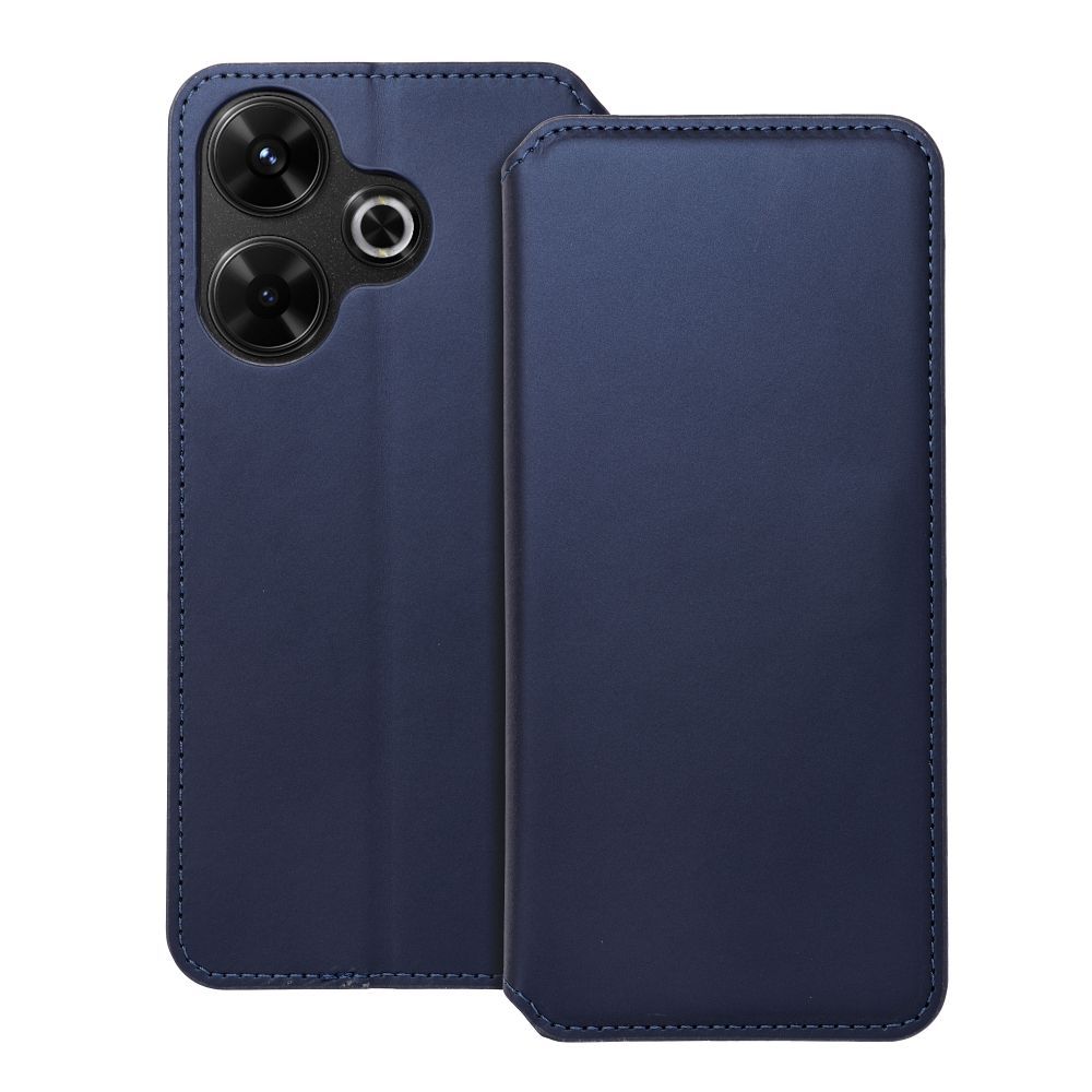 DUAL POCKET Book case for XIAOMI Redmi 13 4G navy