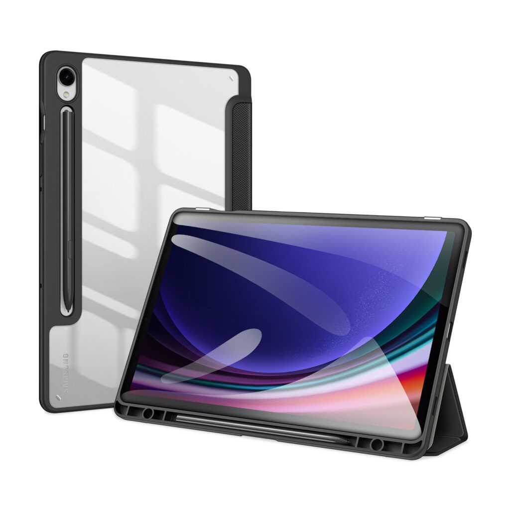 DUX DUCIS TOBY tok ceruza tárolóval SAMSUNG Tab S9-hez fekete