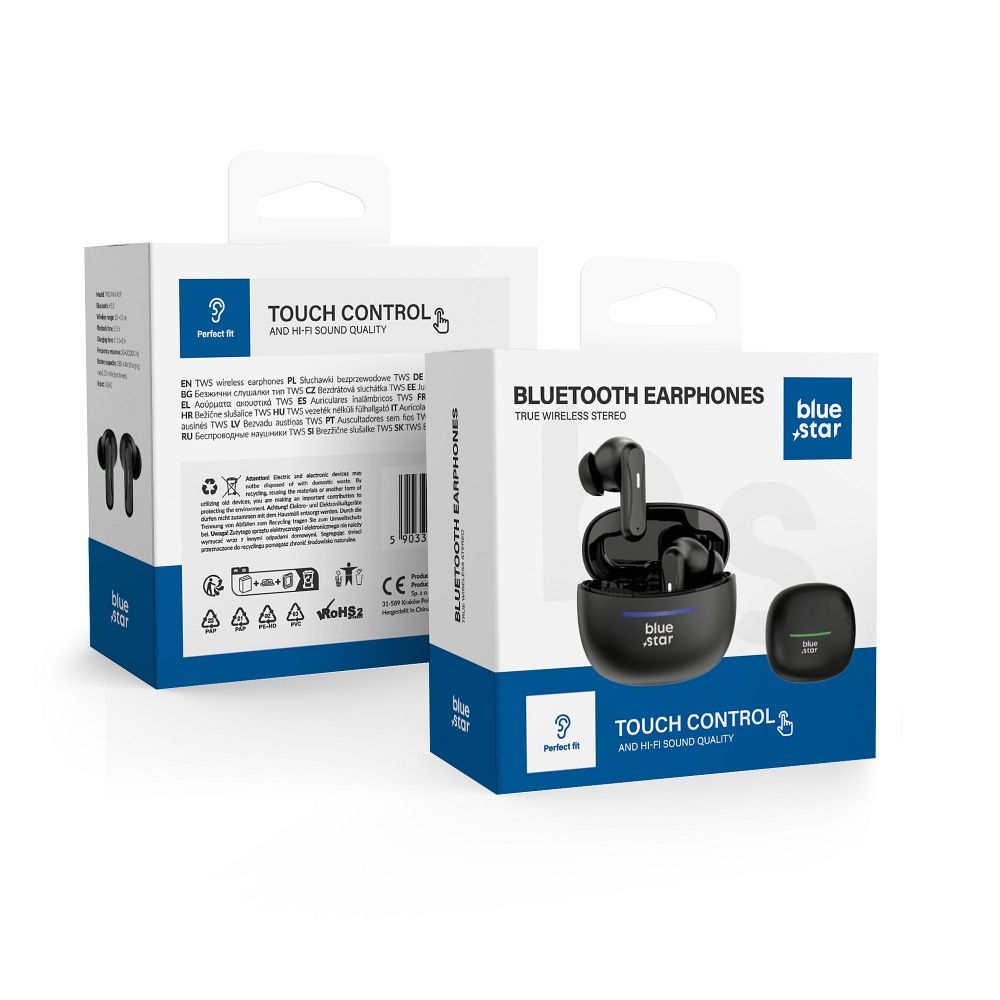 Blue Star TWS BK44 – fekete