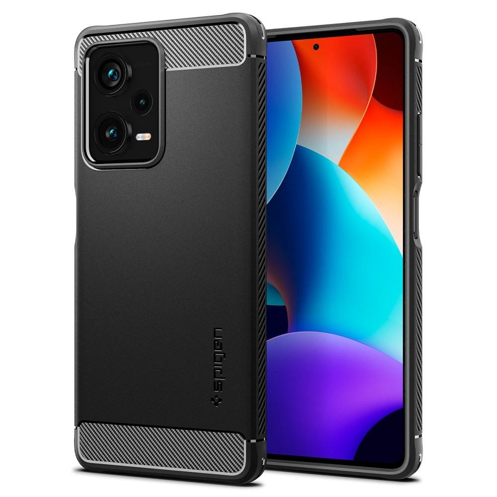 SPIGEN Rugged Armor tok XIAOMI Note 12 PRO PLUS 5G matt fekete