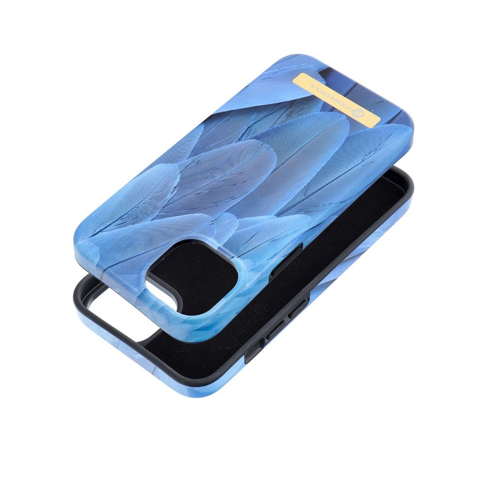 FORCELL F-PROTECT Mirage tok MagSafe kompatibilis IPHONE 14-hez kék madár