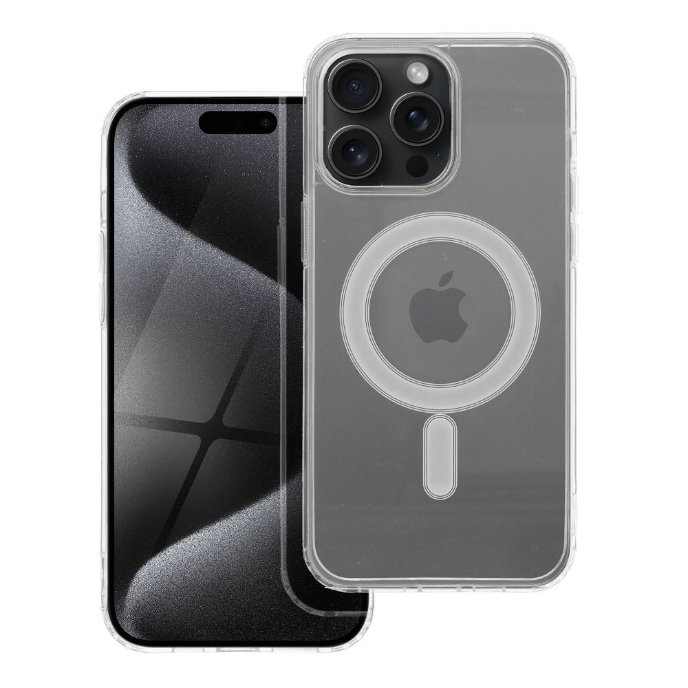 CLEAR MAG COVER tok kompatibilis MagSafe IPHONE 15 Pro Max átlátszó