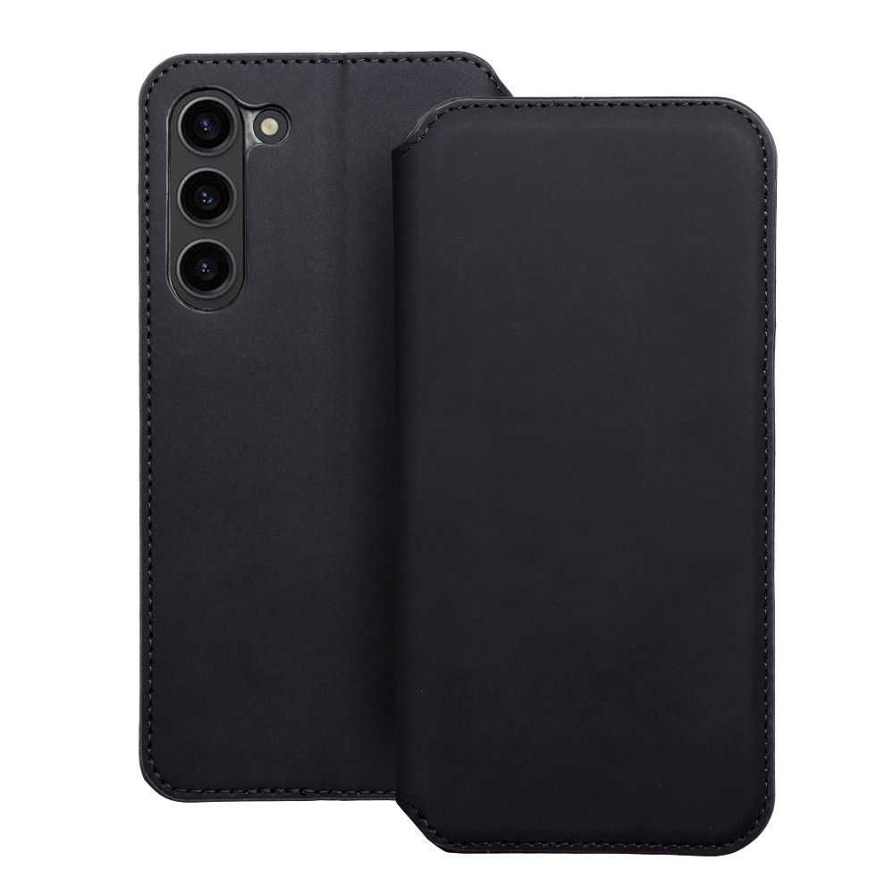 DUAL POCKET könyvtok SAMSUNG S24 Ultra fekete