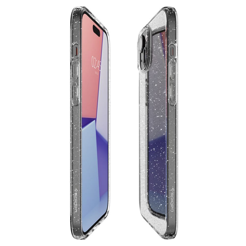 SPIGEN Liquid Crystal tok iPhone 15 csillogó kristály