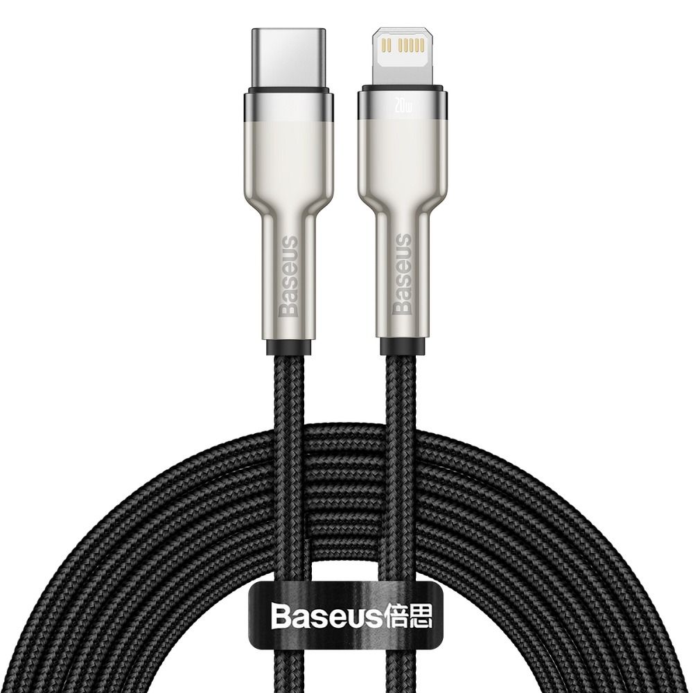 BASEUS Type C – Lightning PD 20W Cafule CATLJK-B011 2 m fekete kábel